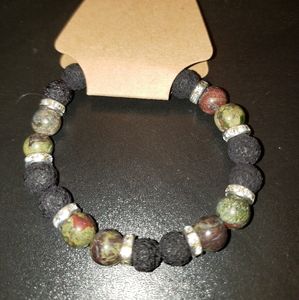 Lava stone bracelet